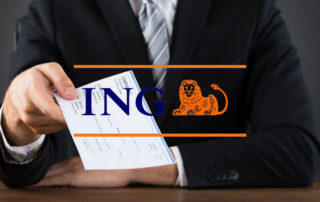 chèque de banque ing